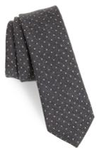 Men's Paul Smith Pin Dot Wool & Silk Skinny Tie, Size - Beige
