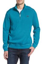 Men's Tommy Bahama Nassau Quarter Zip Pullover, Size - Orange