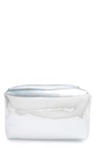 Yoki Bags Metallic Cosmetics Bag, Size - Silver
