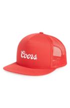 Men's Brixton Coors Signature Trucker Hat - Red