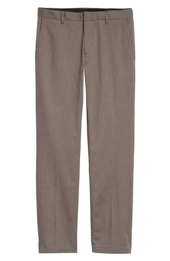 Men's Bonobos Weekday Warrior Flat Front Stretch Cotton Pants X 30 - Brown