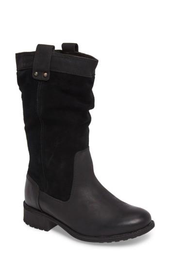 Women's Ugg Bruckner Water Resistant Slouch Boot .5 M - Black