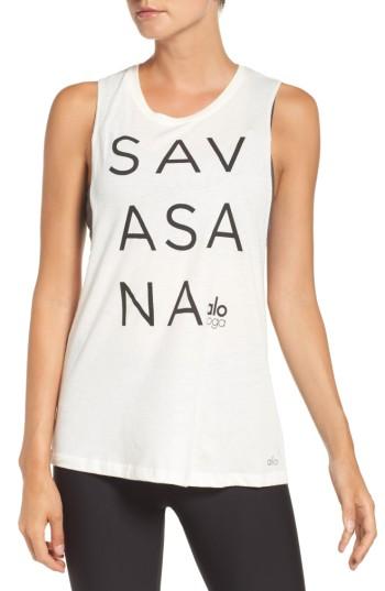 Women's Alo Flow Tank - Beige