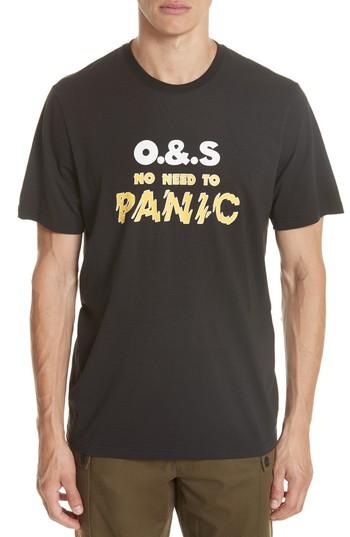 Men's Ovadia & Sons Panic Reversible Graphic T-shirt - Black