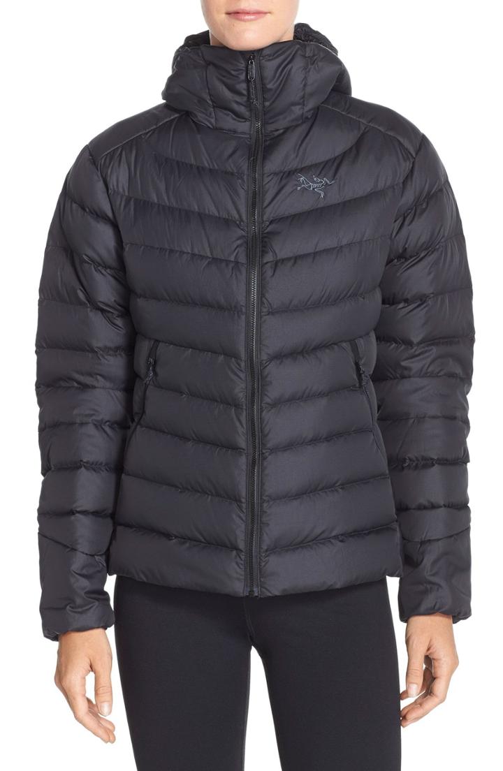 Women's Arc'teryx 'thorium Ar' Water Repellent Hoodie - Black