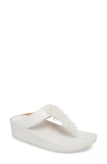 Women's Fitflop Rumba Sandal M - White