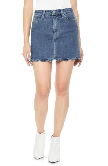 Women's Joe's Bella Wavy Hem Denim Skirt - Blue