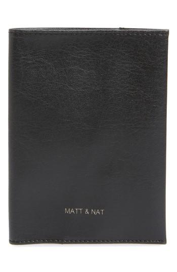 Matt & Nat Voyage Faux Leather Passport Case -