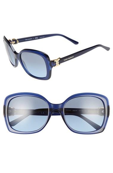 Women's Tory Burch 57mm Oversized Sunglasses -