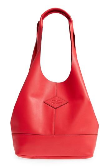 Rag & Bone Camden Leather Tote - Red