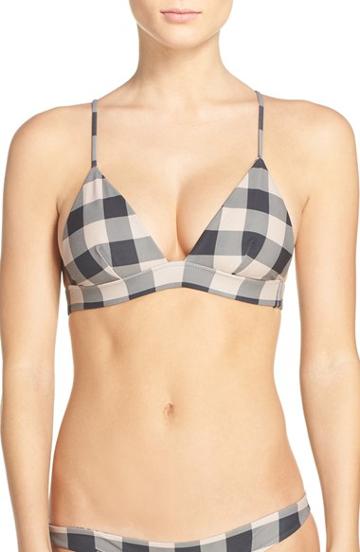 Women's Acacia Swimwear 'awapuhi' Cross Back Bikini Top - Black