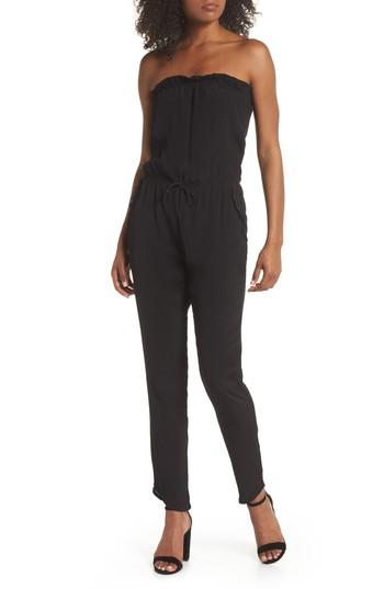 Women's Fraiche By J Strapless Jumpsuit - Black