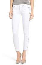 Women's Hudson Jeans Suki Lace-up Ankle Skinny Jeans - White