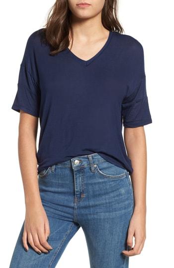 Women's Project Social T Carina Double-v Tee - Blue