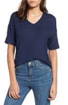 Women's Project Social T Carina Double-v Tee - Blue