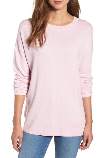 Women's Caslon V-back Sweater - Purple