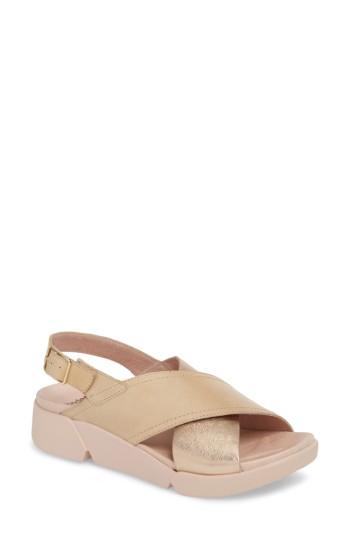 Women's Wonders Platform Wedge Sandal Us / 35eu - Beige