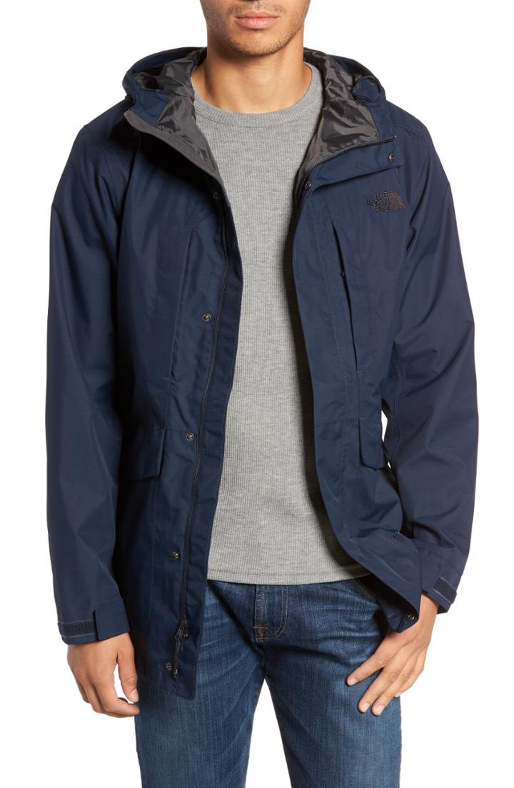 Men's The North Face El Misti Trench Ii Hooded Jacket, Size - Blue