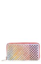 Women's Christian Louboutin Panettone Spiked Leather Wallet -