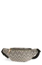 Jane & Berry Metallic Zigzag Belt Bag -