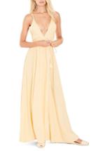 Women's Faithfull The Brand Santa Rose Strappy Maxi Dress - Yellow