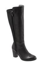 Women's Softwalk Katia Knee High Boot N - Black