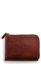 Men's Bosca Leather Zip Wallet - Brown
