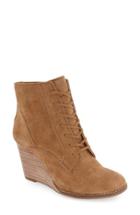 Women's Lucky Brand 'yelloh' Wedge Bootie M - Brown