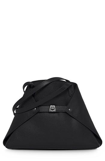 Akris Small Ai Leather Tote - Black