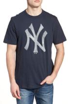 Men's 47 Brand Mlb Grit Scrum New York Yankees T-shirt - Blue