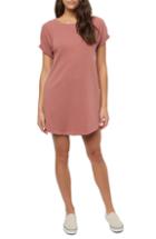 Women's O'neill Morganne Fleece Sweatshirt Dress - Pink