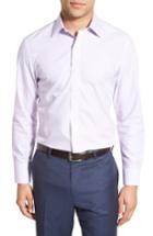 Men's Bonobos Slim Fit Wrinkle Free Solid Dress Shirt .5 33 - Purple