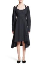 Women's Proenza Schouler Cotton Poplin Wrap Dress - Black