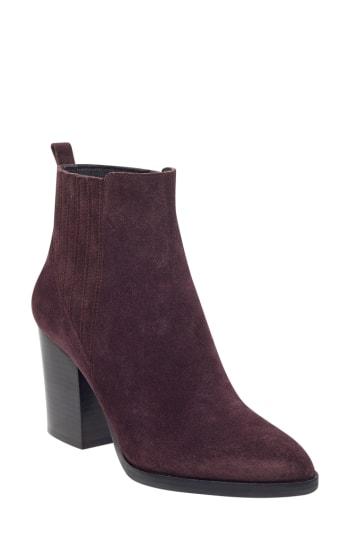 Women's Marc Fisher D Alva Bootie, Size 5 M - Burgundy