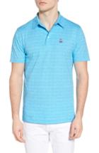 Men's Psycho Bunny Shadow Print Polo (s) - Blue