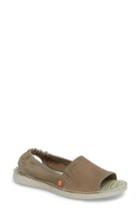 Women's Softinos By Fly London Tee Flat Sandal .5-6us / 36eu - Beige