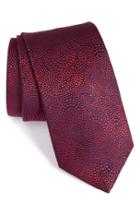 Men's Eton Paisley Silk Tie, Size - Red