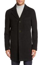 Men's Eleventy Wool Blend Top Coat Us / 48 Eu R - Grey