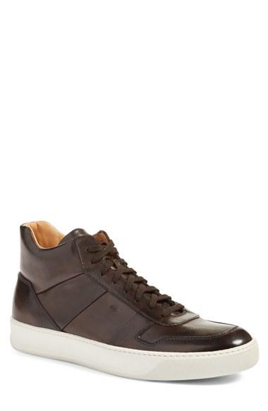 Men's Santoni 'ash' High Top Sneaker