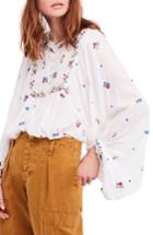 Women's Free People Kiss From A Rose Tunic - White