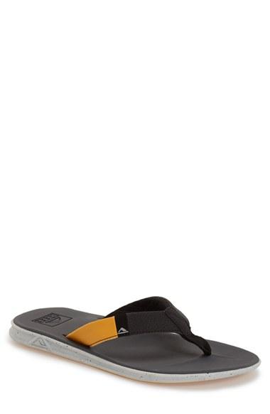 Men's Reef 'slammed Rover' Flip Flop M - Black