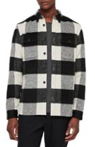 Men's Allsaints Laona Regular Fit Check Flannel Sport Shirt - Ivory