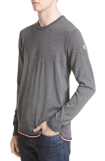 Men's Moncler Maglione Tipped Wool Sweater