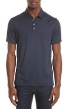 Men's John Varvatos Collection Hampton Extra Trim Polo - Blue