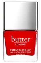Butter London 'patent Shine 10x' Nail Lacquer - Her Majestys Red