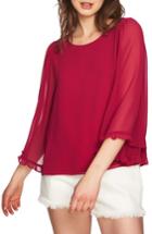 Women's 1.state Bell Sleeve Blouse - Pink