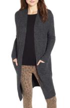 Women's Leith Midi Open Cardigan - Grey