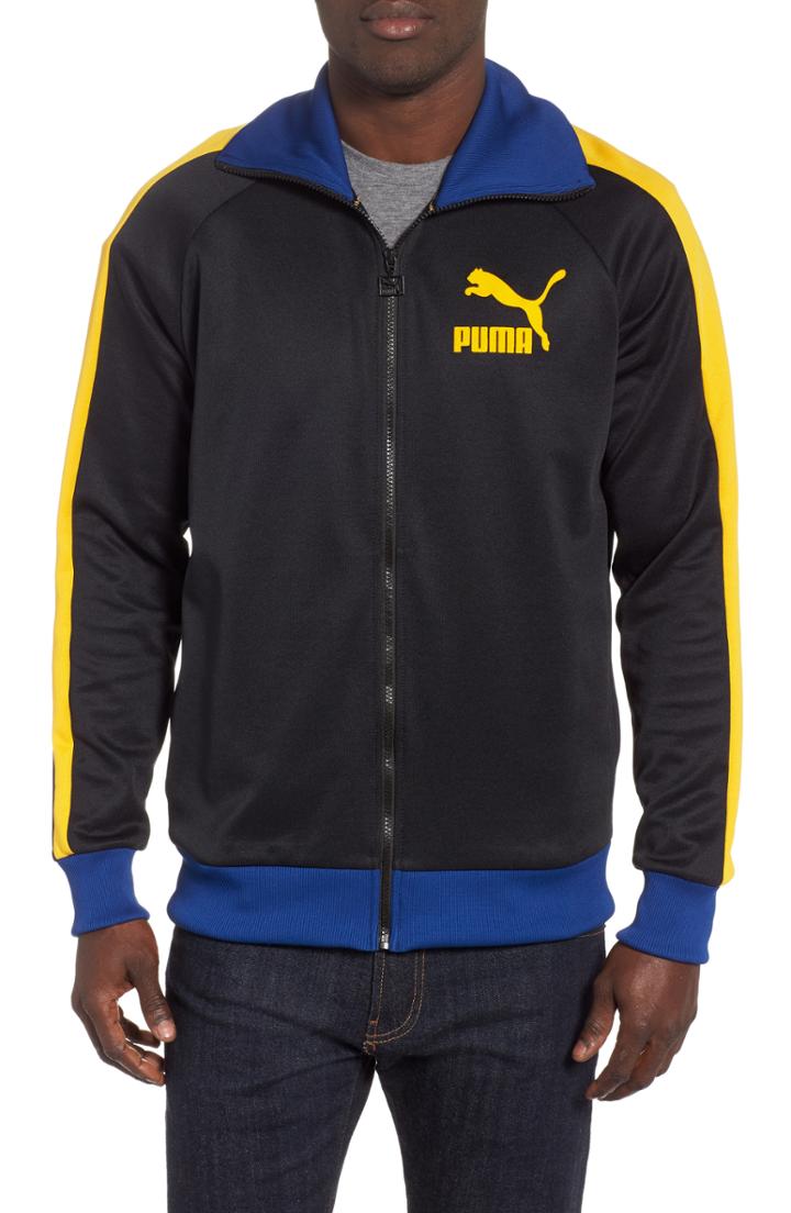Men's Puma T7 Vintage Track Jacket - Black