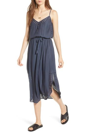 Women's Scotch & Soda Strappy Cutout Midi Dress - Blue