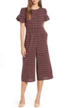 Women's 1901 Cropped Check Jumpsuit